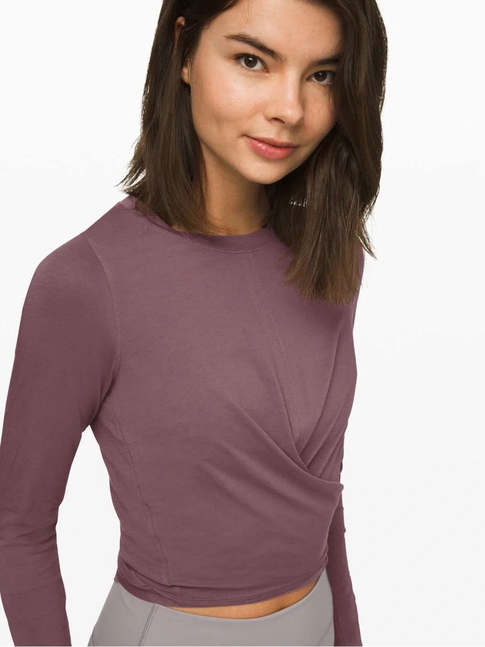 sold Lululemon Time to Restore Long Sleeve in Antique Bark